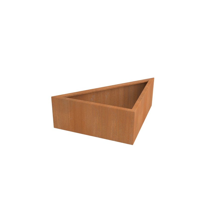 AIUOLA RIALZATA CORTEN MODULO TRIANGOLO H.30CM AIUOLA RIALZATA CORTEN MODULO TRIANGOLO H.30CM